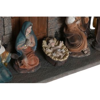 Nacimiento Led Resina 28x8,5x23 Multicolor