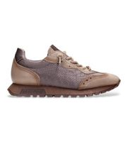 hispanitas para mujer hi264955 zapatillas de piel oregon taupe 37 plano cordones casual
