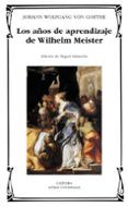 los anos de aprendizaje de wilhelm meister