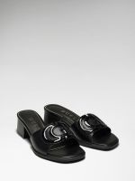 sandalias de mezcla de cuero cerinna