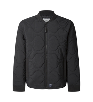 Pepe Jeans para hombre. PM403061 Chaqueta Malabar negro (XL), Casual, Poliéster