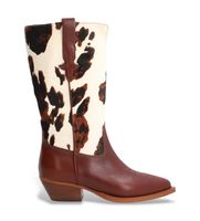 alpe para mujer 554674 botas de piel western marron 38 3 a 5cm ninguno casual