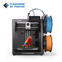 impresora 3d de alta velocidad flashforge ad5x impresion multicolor sistema inteligente de filamento nivelacion automatica con un clic control por grupo