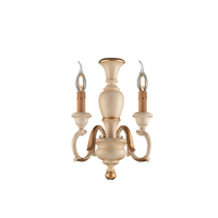 aplique fiorenza en madera marfil y pan de oro 2 luces 18 p16 bl172-ap2-av
