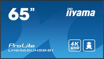iiyama LH6565UHSB-B1 pantalla de señalización Diseño de quiosco 163,8 cm (64.5