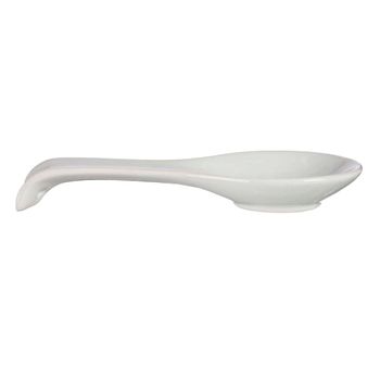 Reposacucharas en cerámica blanco