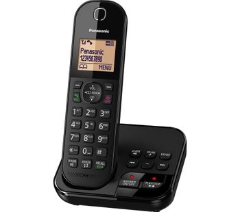 PANASONIC KX-TGC420EB Cordless Phone with Answering Machine