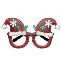 gafas navidenas con purpurina para fiestas decoracion navidena gafas de disfraz para fiestas navidenas recuerdos navidenos fotomaton talla 9