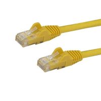 cable de red startechcom cat6 gigabit utp 1 m amarillo sin enganche