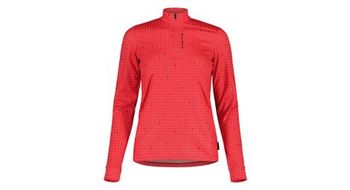 Camiseta de manga larga para mujer maloja sawangm  rojo