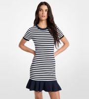 michael kors para mujer ms683cfkvm vestido con vuelo marino xs casual viscosa manga corta