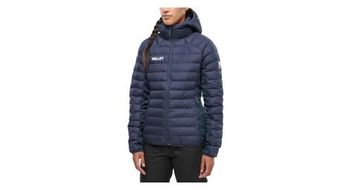 Sudadera con capucha fitz roy warm azul de mijo para mujer