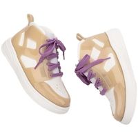 melissa deportivas moda player sneaker ad - beigewhitelilac para mujer