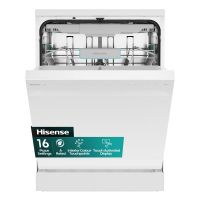 lavavajillas hisense hs663a90wuk 16 servicios a con funcion aquastop y secado automatico