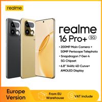 telefono inteligente desbloqueado realme 16 pro  5g 8256 gb color dorado pantalla amoled de 144 hz bateria de 7000 mah carga supervooc de 80 w camara de 50200 mp procesador snapdragon    7