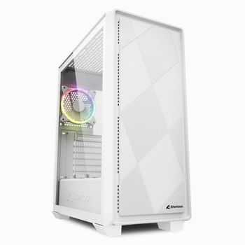 Sharkoon VS8 RGB Midi Tower Cristal Templado USB-C 3.2 Blanca