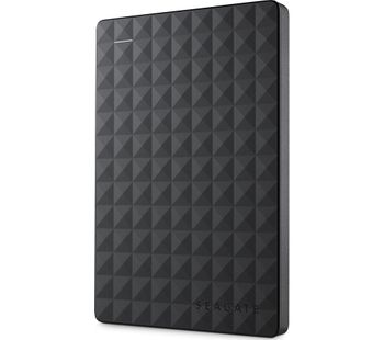 SEAGATE Expansion Portable Hard Drive - 1 TB, Black, Black