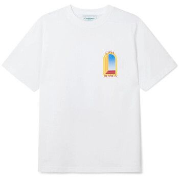 Casablanca Camiseta L'ARCHE DE JOUR WHITE para hombre