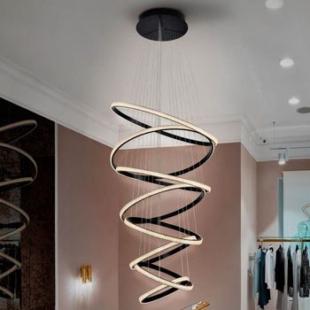 Lámpara colgante led ring dimmable (162w)
