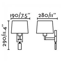 aplique con lector led artis 3w