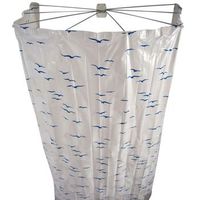 cabina de ducha ombrella 200 cm azul 58203 ridder