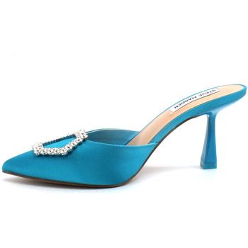 Steve Madden Sandalias Luxe City Sandalo Ciabatta Mule Blue Teal LUXE03S1 para mujer
