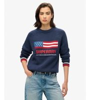 superdry para mujer w6110615a jersey americana marino xs casual algodon