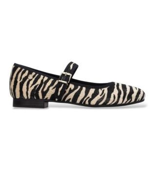 Carmela para mujer. 16256106-CEBRA Bailarinas 162561 negro (39), 1 a 3cm, Hebilla, Casual, Animal print