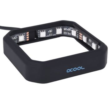 Alphacool Aurora XPX RGB Frame Marco RGB para Refrigeración Líquida Negro