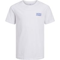 jack  jones camiseta 12270181 jjstyd chest brand tee ss ln jnr bright white para nino