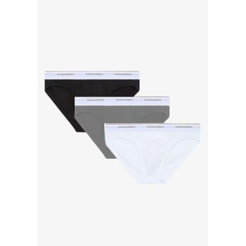 Dsquared Boxer DCX300060 - 3-PACK BRIEF-984 WHITE/GREY/BLACK para hombre