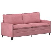 sofa rosa 196 x 81 x 875 cm terciopelo vidaxl