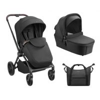 carrito de bebe 2en1 con capazo kara negro 2025