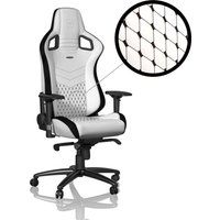 noblechairs epic gaming chair - white  black white