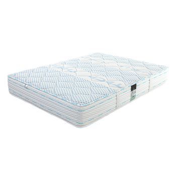 Colchón 140x190 Cm, Powerlux, 24cm, Espuma Memoria De Forma, Firme, Independencia De Lechos, Lado Verano/invierno