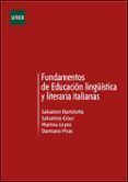 fundamentos de educacion linguistica y literatura italianas