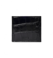 hackett london para hombre hm413578 billetera plegable con estampado cocodrilo negro osfa casual piel