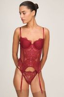 hunkemoller bustier cecilia rojo