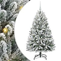 arbol de navidad artificial verde y 150 cm pvc y metal vidaxl