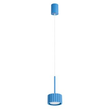 Lámpara colgantes azul claro aluminio alt. 125 cm