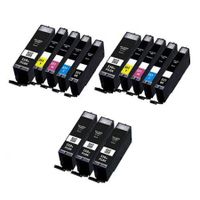 compatible multipack canon pixma mg5400 printer ink cartridges 13 pack -6431b001
