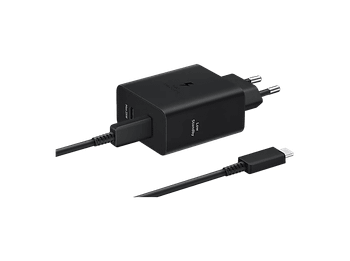 Cargador móvil - Samsung EP-T5020XBEGEU, 50W, Super Fast Charging, Con cable, Negro