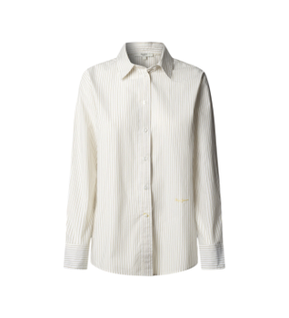 Pepe Jeans para mujer. PL3051389 Camisa Bavi amarillo (M), Casual, Algodón, Clásico, Manga larga