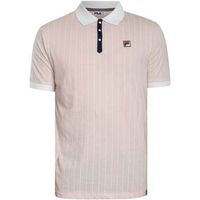 fila polo bb1 classic striped polo shirt pale lilacwhite navy para hombre