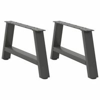 patas para mesa de centro en forma de a 2 unidades antracita 60 x 30-31 cm acero vidaxl