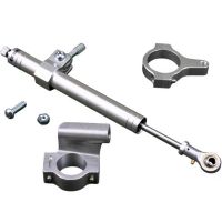 amortiguador de direccion harley-davidson dyna 06-17 kit daytona gris completo