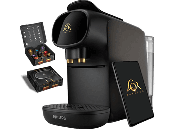 Cafetera de cápsulas - Philips LM9020/30 Smart L'OR Barista Creatif, App Smartphone, 1 o 2 Tazas, Preparación programada