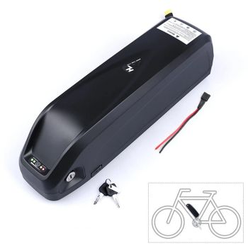 [EU Direct] Batería para bicicleta eléctrica Hailong 48V 13AH 30A BMS celdas Li-Ion 18650 2600mAh con puerto USB cargado