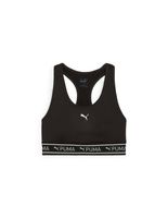 sujetador deportivo de fitness puma 4keeps elastic bra - p mujer negro