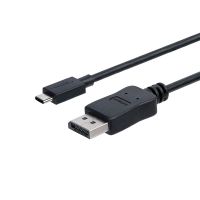 startech cable adaptador usb-c a displayport 18m negro